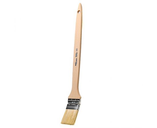 Кисть радиаторная Boldrini с натуральной щетиной и ручкой из дуба, 50х15 мм, 93050