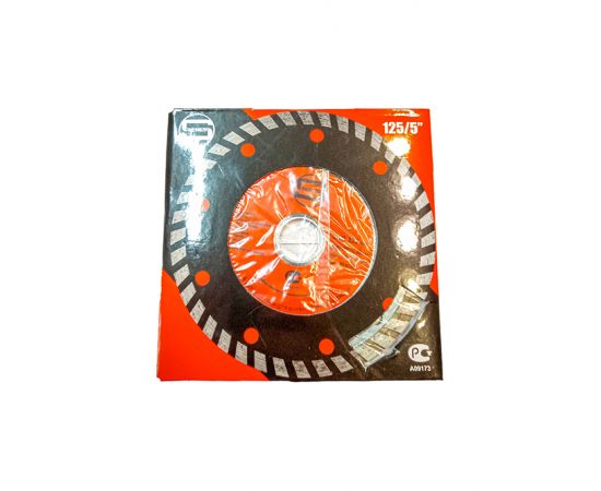 Диск алмазный отрезной Турбо Economy, D 125х22.23х7 мм, СТД-133