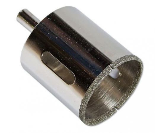 Алмазная коронка по керамике и стеклу, D 60 мм, СТК-041, в упаковке 1 шт.