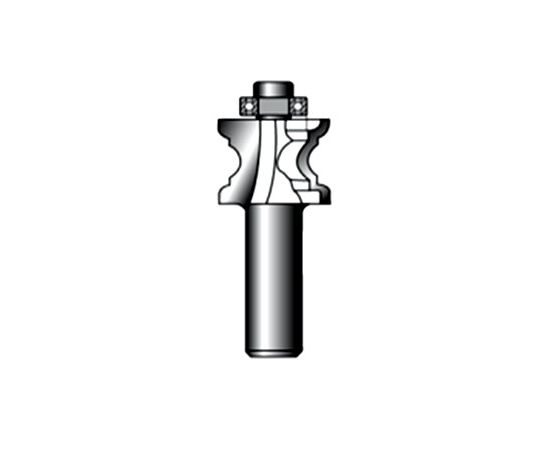 Фреза по дереву кромочная полустержневая, 8х38Dх26H R5 мм, CTФ-2015