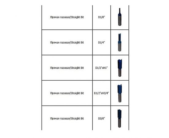 Набор твердосплавных фрез по дереву В, 35 фрез, СТФ-8332