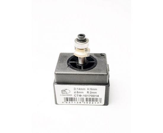 Фреза по дереву кромочная калевочная, 6х14Dх5H R2 мм, CTФ-1017