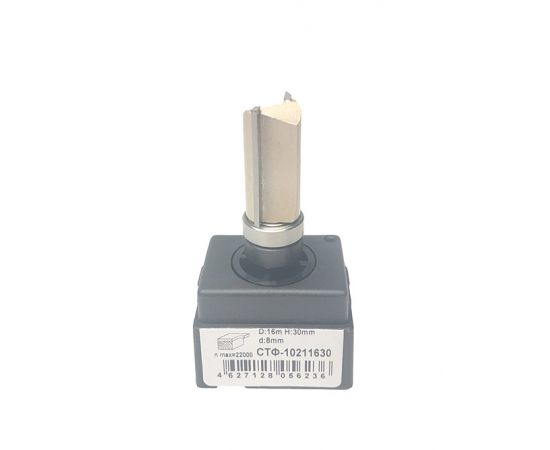 Фреза по дереву кромочная прямая Z2, 8х16Dх30H мм, CTФ-1021