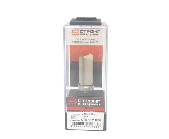 Фреза по дереву кромочная прямая Z2, 8х16Dх30H мм, CTФ-1021