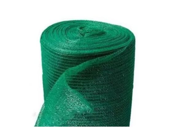 Сетка фасадная зеленая затеняющая для строительных лесов 35 г/м2, 3 х 10 м, в отрезке