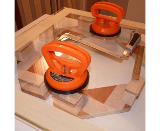 Strong Стеклодомкрат тройной, пластик, 125 мм, в упаковке 1 шт.