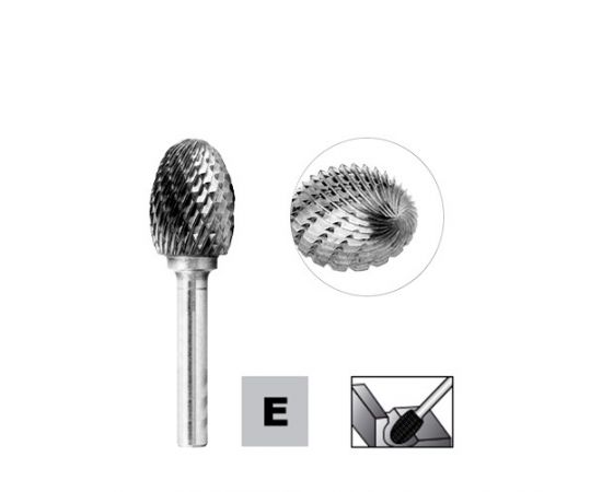 БорФреза (шарошка) Eх14 мм, СТМ-517