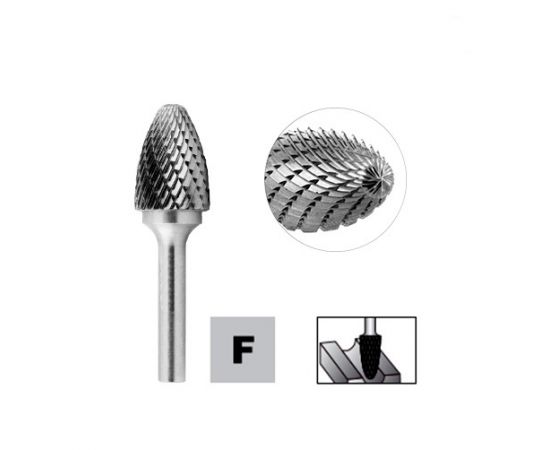 Strong Борфреза шарошка по металлу Fх08 мм