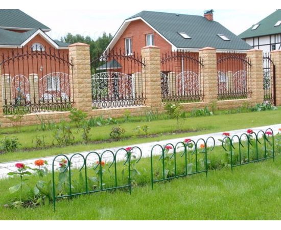 Заборчик "Декоративный" (Барашек), по 5 секций в комплекте