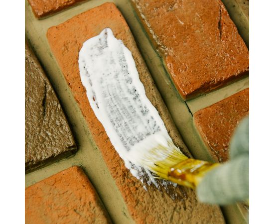 Лак по кирпичу и бетону п/глянцевый акриловый антисептический БС 87 Доминар, 0.9 кг