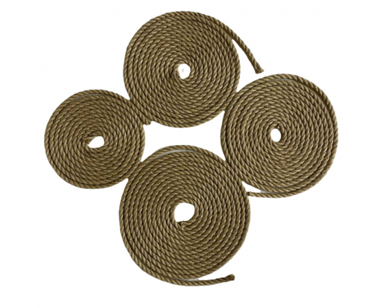 Джутовый канат для рукоделия и хозяйственно-бытовых нужд, диаметр 6 мм, длина 100 м Джутовый канат для рукоделия и хозяйственно-бытовых нужд, диаметр 6 мм, длина 100 м