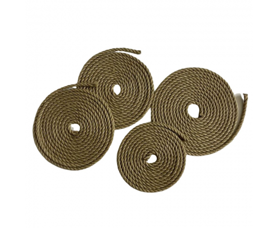 Джутовый канат для рукоделия и хозяйственно-бытовых нужд, диаметр 6 мм, длина 50 м