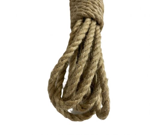 Джутовый канат для рукоделия и хозяйственно-бытовых нужд, диаметр 6 мм, длина 50 м
