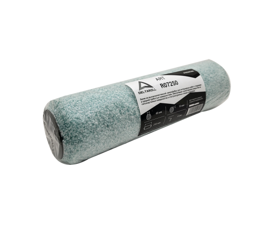 DeltaRoll Валик микрофибра серый, ворс 10 мм, 250х48 мм, R07250