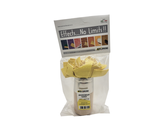 Тампон для декоративных работ Boldrini с деревянной ручкой, 190x160 мм, 43710