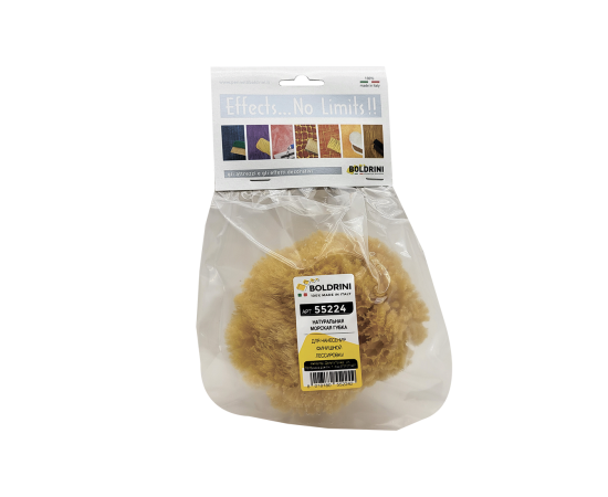 Boldrini Губка структурная натуральная морская, 120*120 мм, 55224