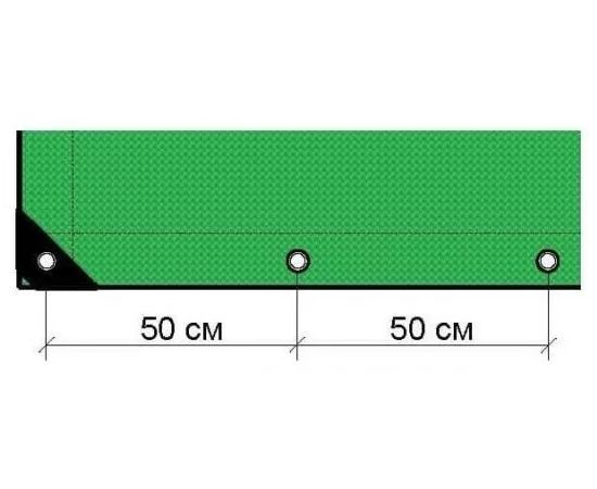 Тент строительный Тарпикс с люверсами 120 г/м2, 3х8 м, 24 м2