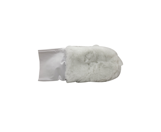 Флисовая перчатка Boldrini профессиональная, для нанесение воска и шлифовки поверхностей