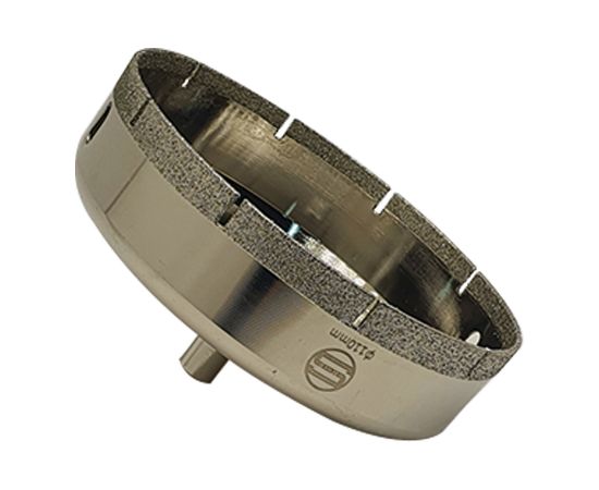 Алмазная коронка по керамике и стеклу, D 110 мм, СТК-041, в упаковке 1 шт.