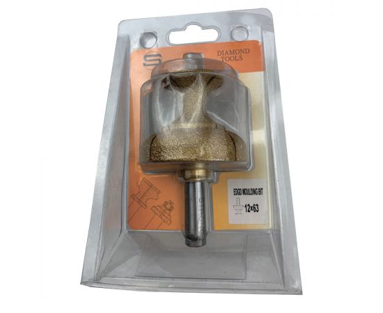 Фреза алмазная фигурная по камню, 12х63Dх46H мм, CTФ-9906 Фреза алмазная фигурная по камню, 12х63Dх46H мм, CTФ-9906