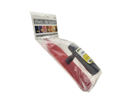 Кельма Boldrini остроугольная красная пластик, 240х100мм, 62910