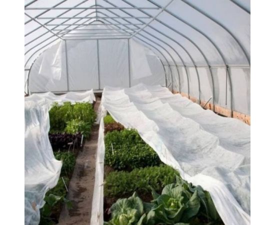 Укрывной материал Спанбонд СУФ в рулоне белый 60 г/м2, 4.2 x 150 м