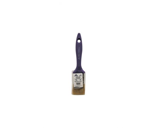 Кисть со смешанной светлой щетиной, фиолетовая ручка, Deltaroll, 40х13.5 мм, 12540