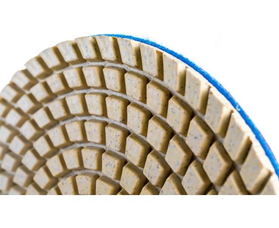 Черепашка АГШК - алмазный гибкий диск для влажной шлифовки D 125 мм, P 30, СТБ-312