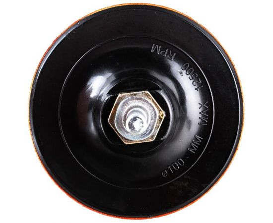 Strong Насадка под диск-липучку тонкая с переходником, D 100 мм, в упаковке 1 шт.