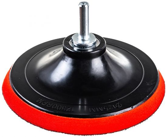 Strong Насадка под диск-липучку толстая с переходником, D 125 мм, в упаковке 1 шт.