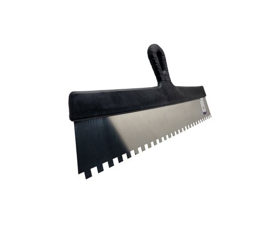 Шпатель для клея 450 мм DeltaRoll, зуб 8х8 из нержавеющей стали, S88450