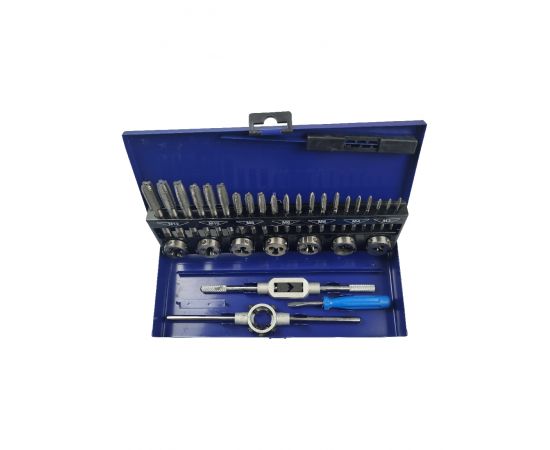 Набор метчиков и плашек, 32 предмета М3-М12, СТМ-516