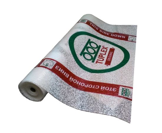 Подложка под ламинат Tuplex, 1100x9100x3 мм, рулон 10 м2