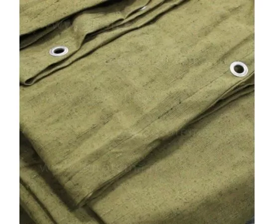 Брезентовый полог-тент с люверсами Доминар 450 г/м2, 4x5 м