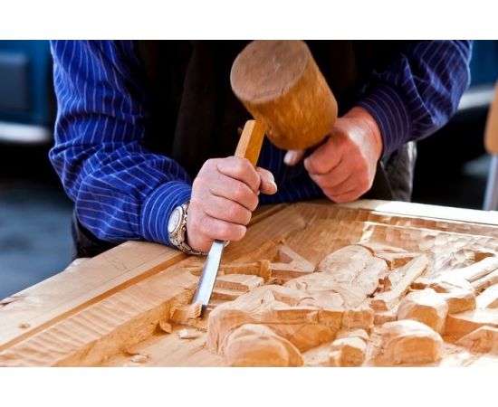 Набор ударных стамесок по дереву 6х12х20х25 мм, 4 предмета, СTУ-21306025