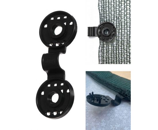 Клипса Люверс для затеняющей сетки, 10 шт в упаковке