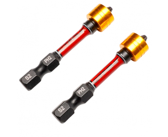 Бита с магнитным держателем PH2*50мм Torsion (2шт.) Strong, СТП-88500050